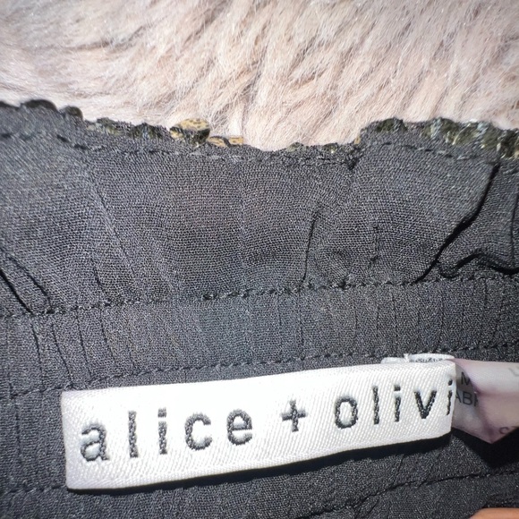 ALICE & OLIVIA Racquel Sequin Trousers, Large - Picture 11 of 13